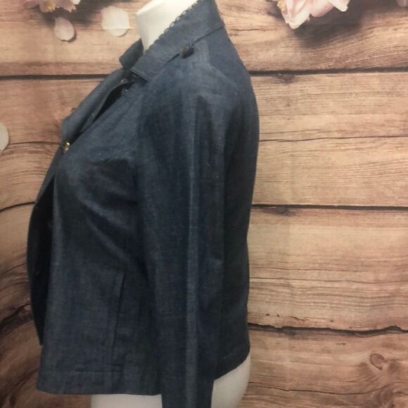 Jones New York double breasted cropped jkt - Picture 6 of 7